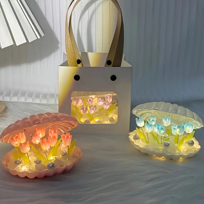 DIY Handmade Tulip Shell Nightlight