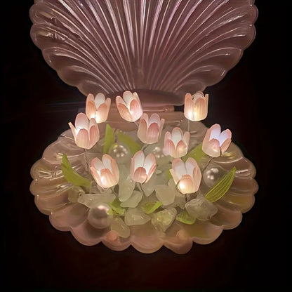 DIY Handmade Tulip Shell Nightlight