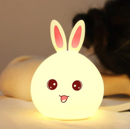 Big Face Rabbit Silicone Night Light