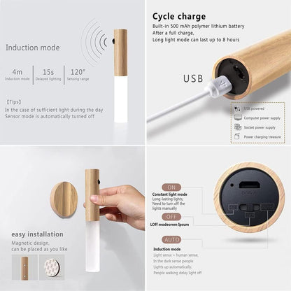 Intelligent Magnetic Stick Motion Sensor Light