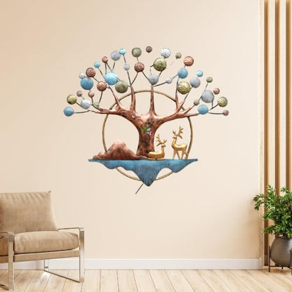 Tree with LED Moon light wall decor