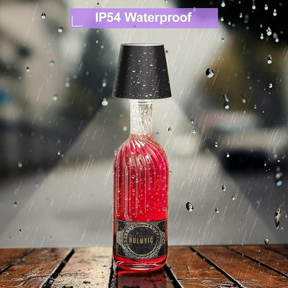 Wireless Bottle Lamp Shade with 3 Color Temperature