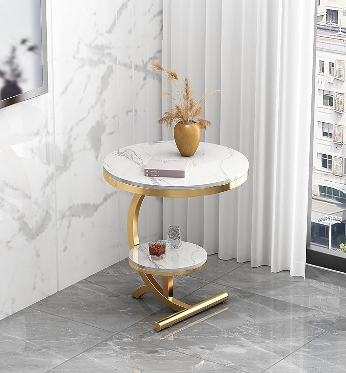 Multifunctional Round Metal Table