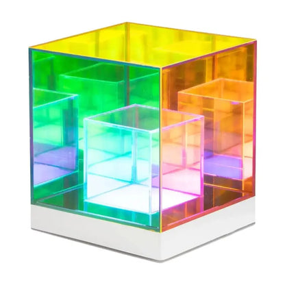 Acrylic Infinity Colorful Cube Light