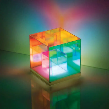 Acrylic Infinity Colorful Cube Light