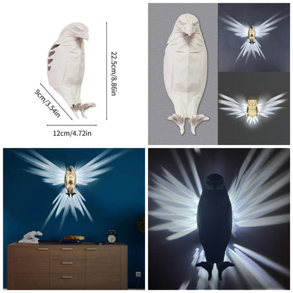 Eagle Plastic 3D Led Wall Light