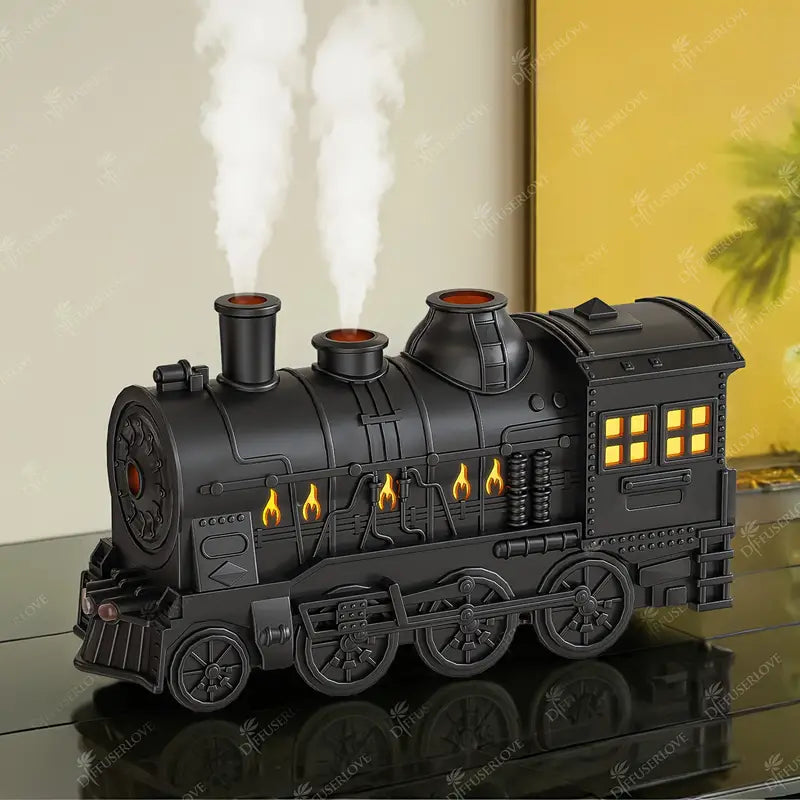 Mini Train Aromatherapy Oil Diffuser Mist Humidifier