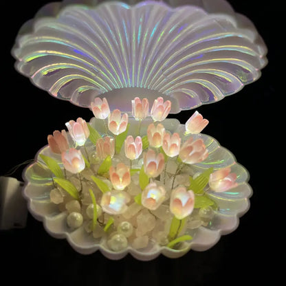 DIY Handmade Tulip Shell Nightlight