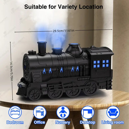 Mini Train Aromatherapy Oil Diffuser Mist Humidifier