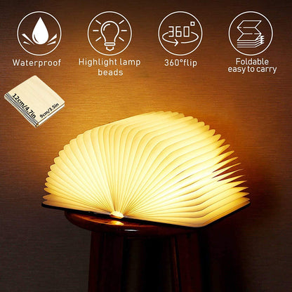 Folding Book Night Lamp