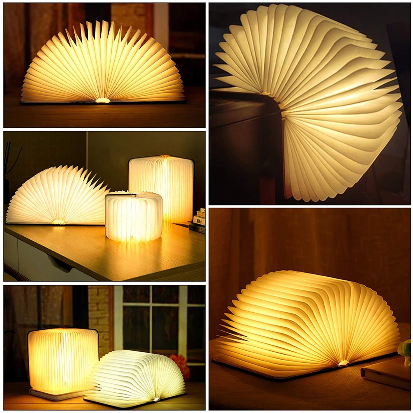 Folding Book Night Lamp