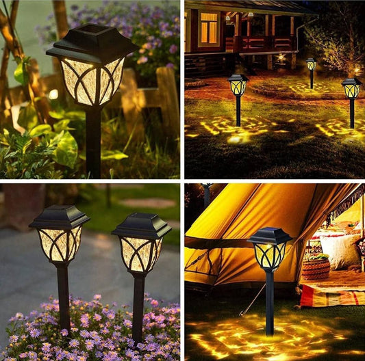 LED Solar Outdoor Crystal Lights