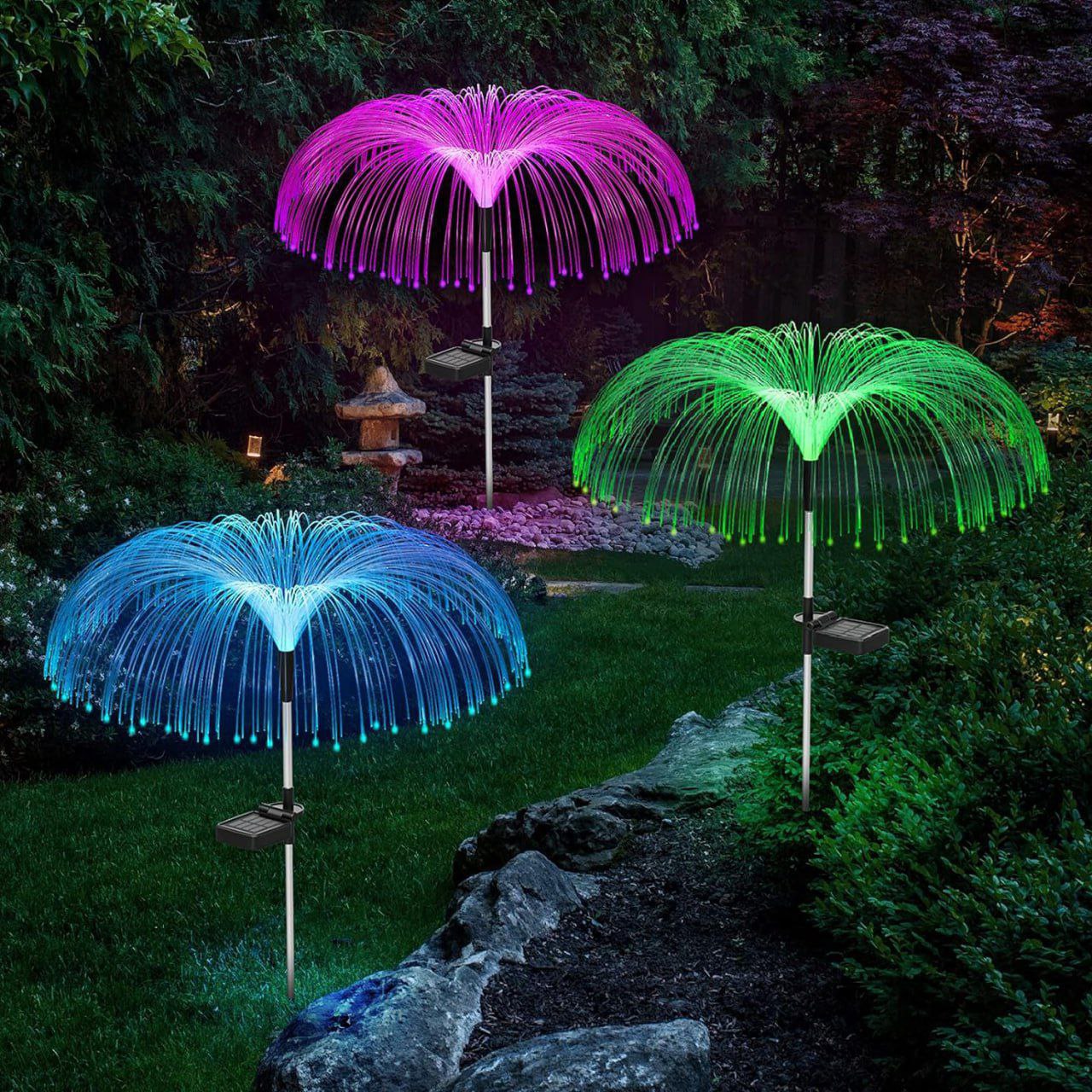 Changing Solar Waterproof Flower Lights