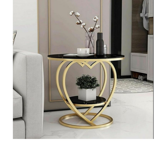 Heart Shape Metal Side Table